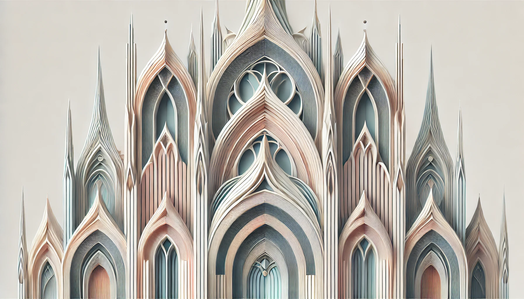 Representation of Gothic architecture in Germany.