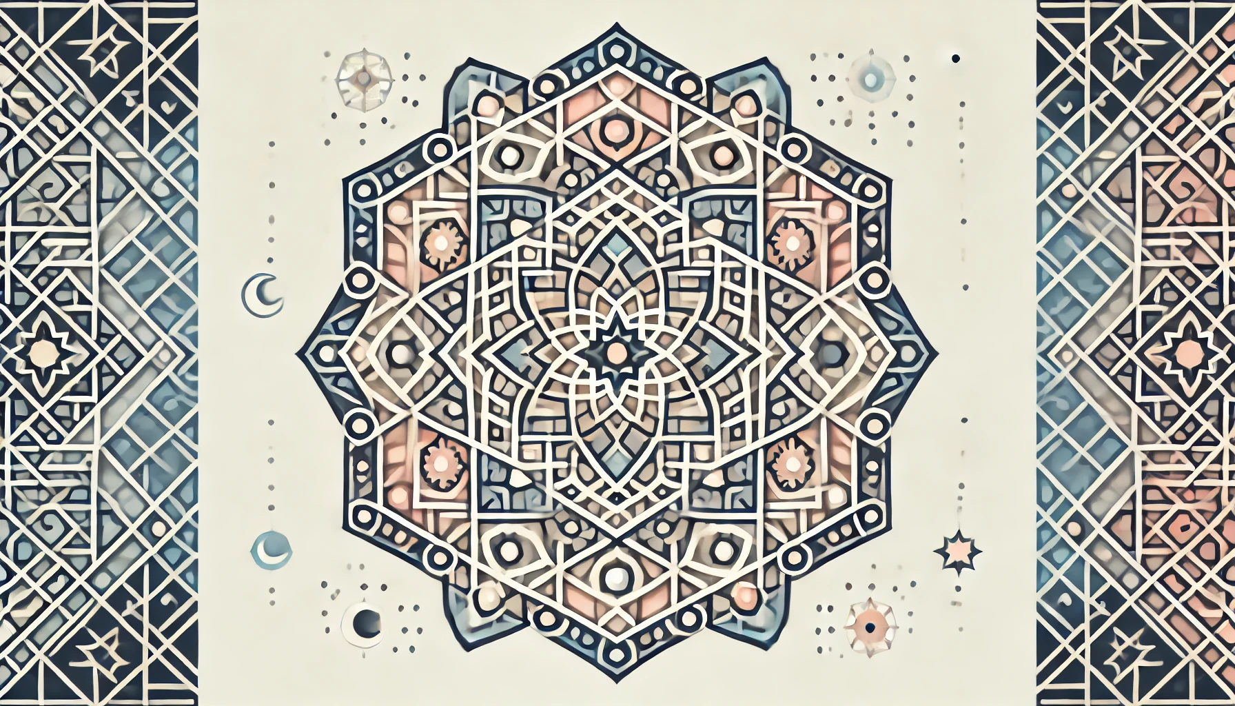 Representation of Islamic geometric patterns.