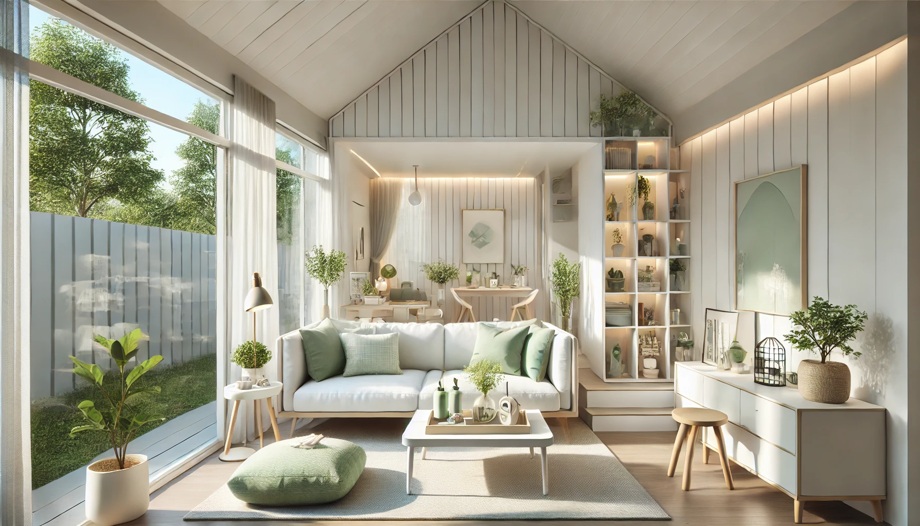 Smart tricks for making the most of interior spaces in small houses.