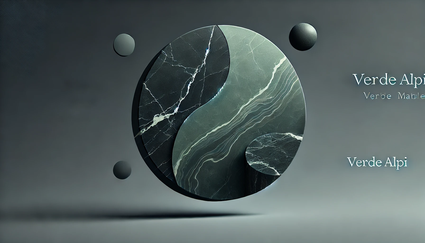 Abstract design inspired by Verde Alpi marble. 
