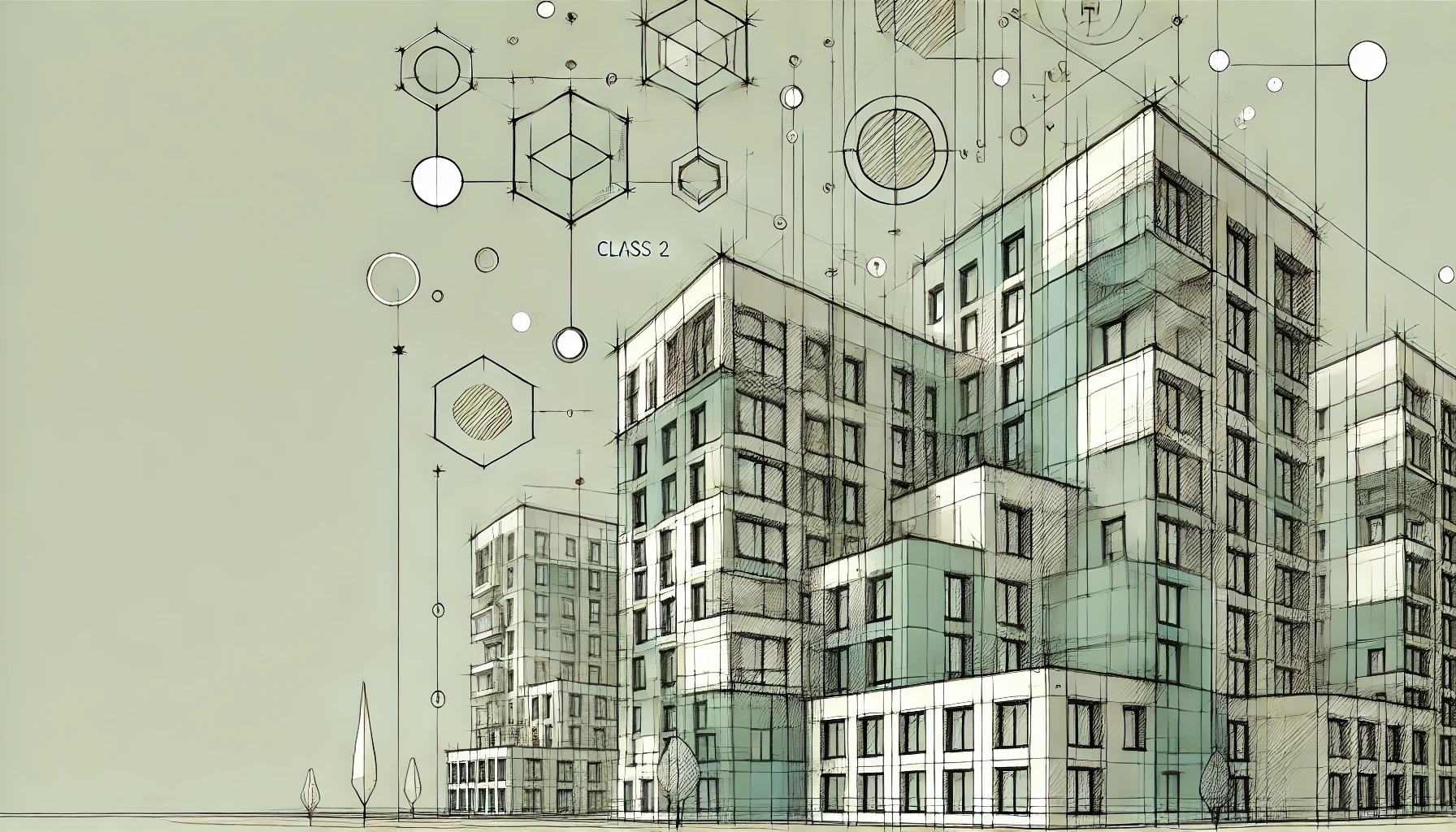 Examples of Class 2 residential multi-unit buildings.