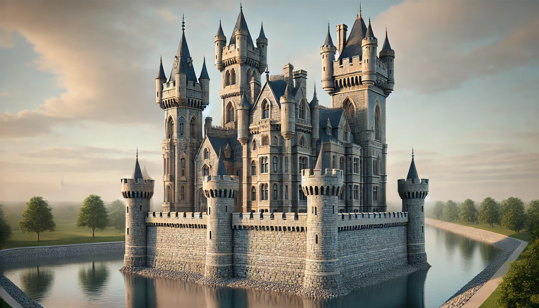 The basic design of Medieval Castles.