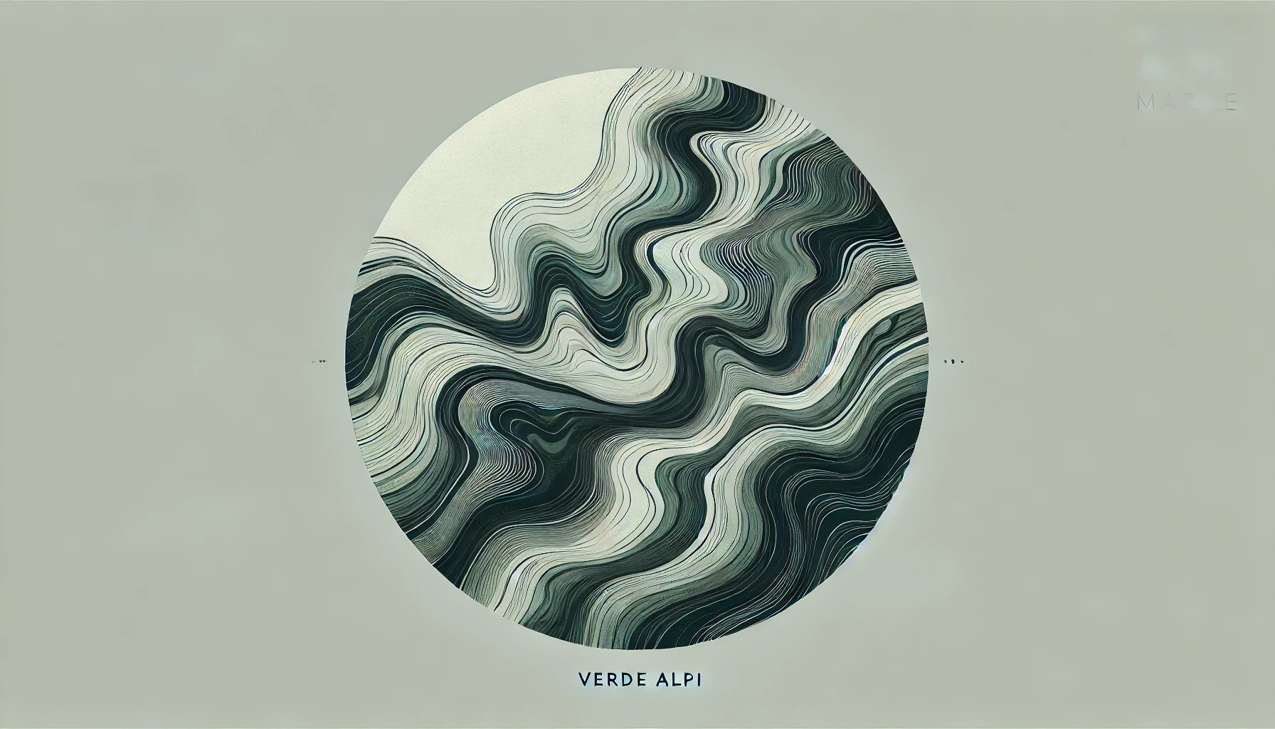Drawing inspired by Verde Alpi marble.
