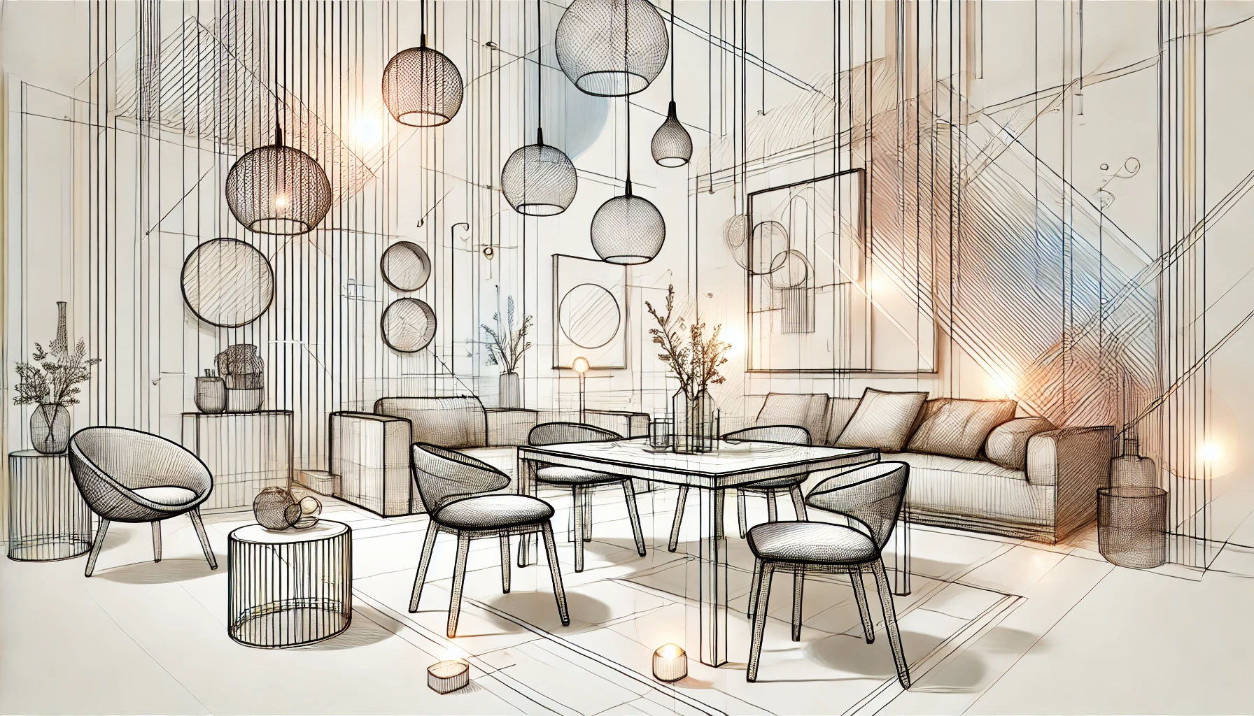 infographic representing building connections through design in interior spaces