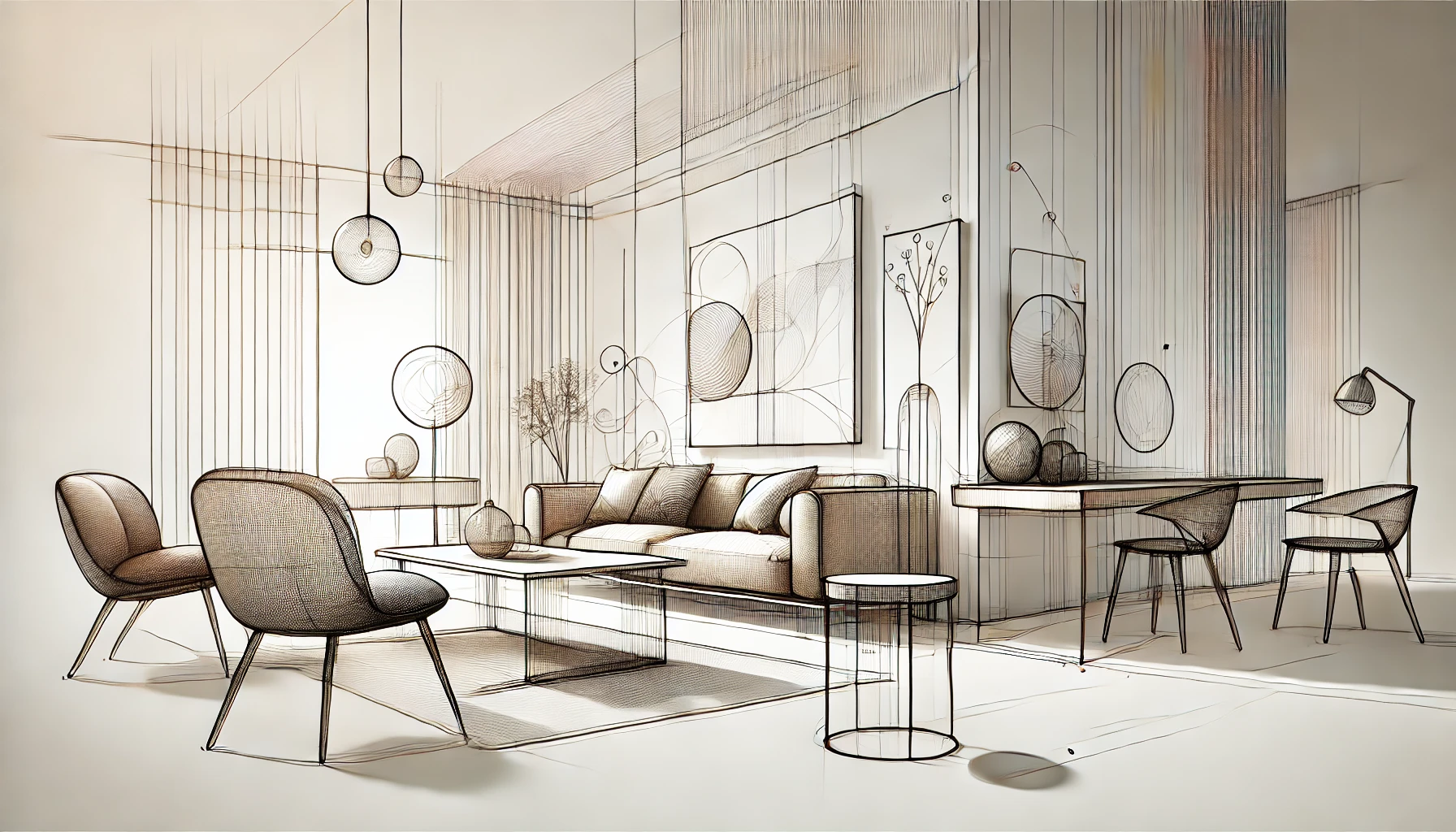 infographic representing interior design functional elegance