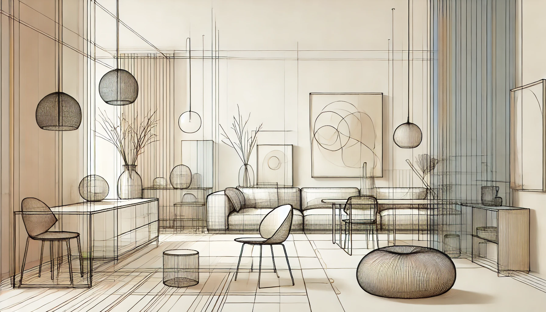 infographic representing simplifying design for maximum impact in interior spaces