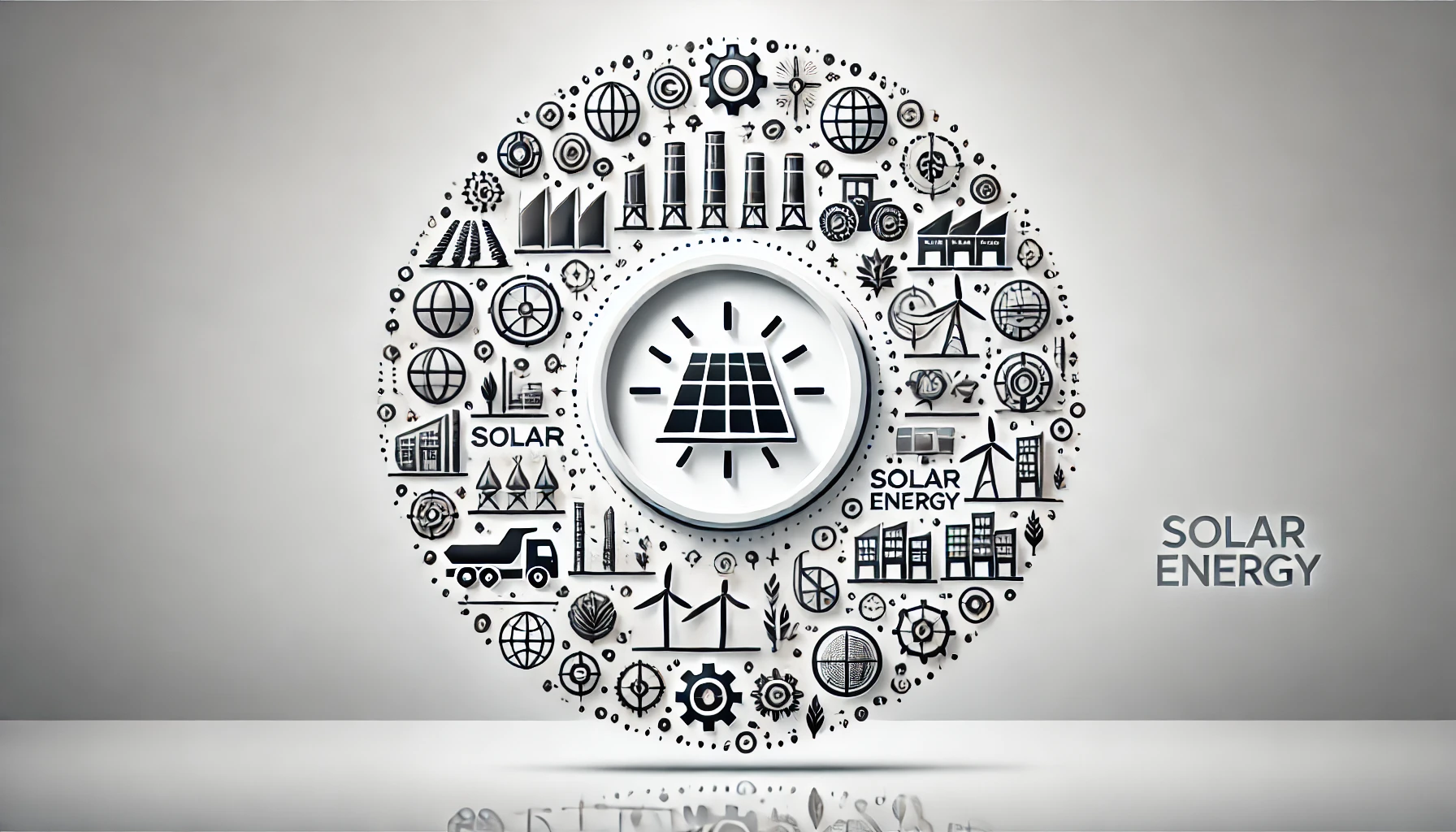 Showcasing solar energy's impact across industries.