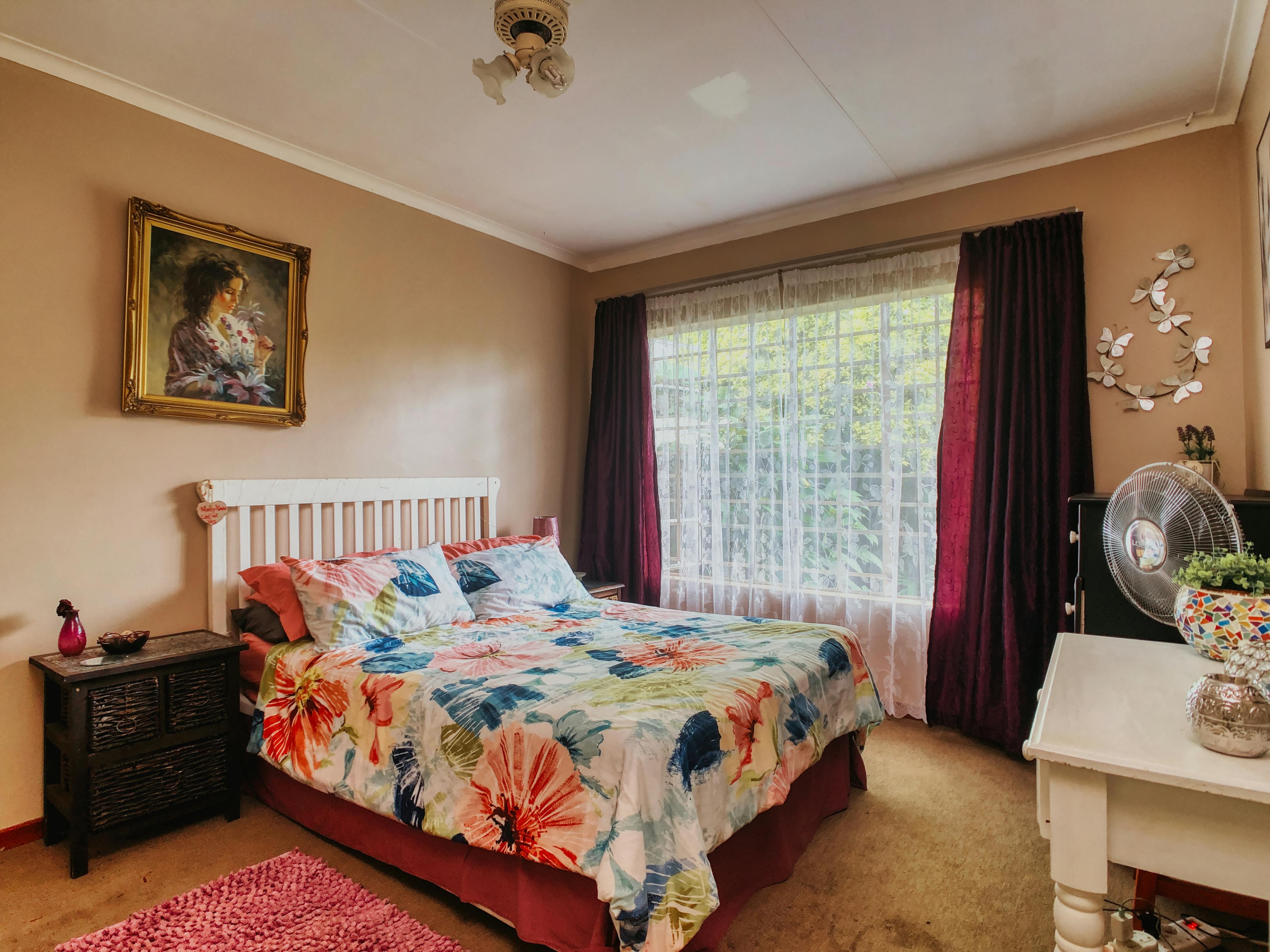 1940s-style house interior in Pretoria, South Africa, showing vintage design elements.