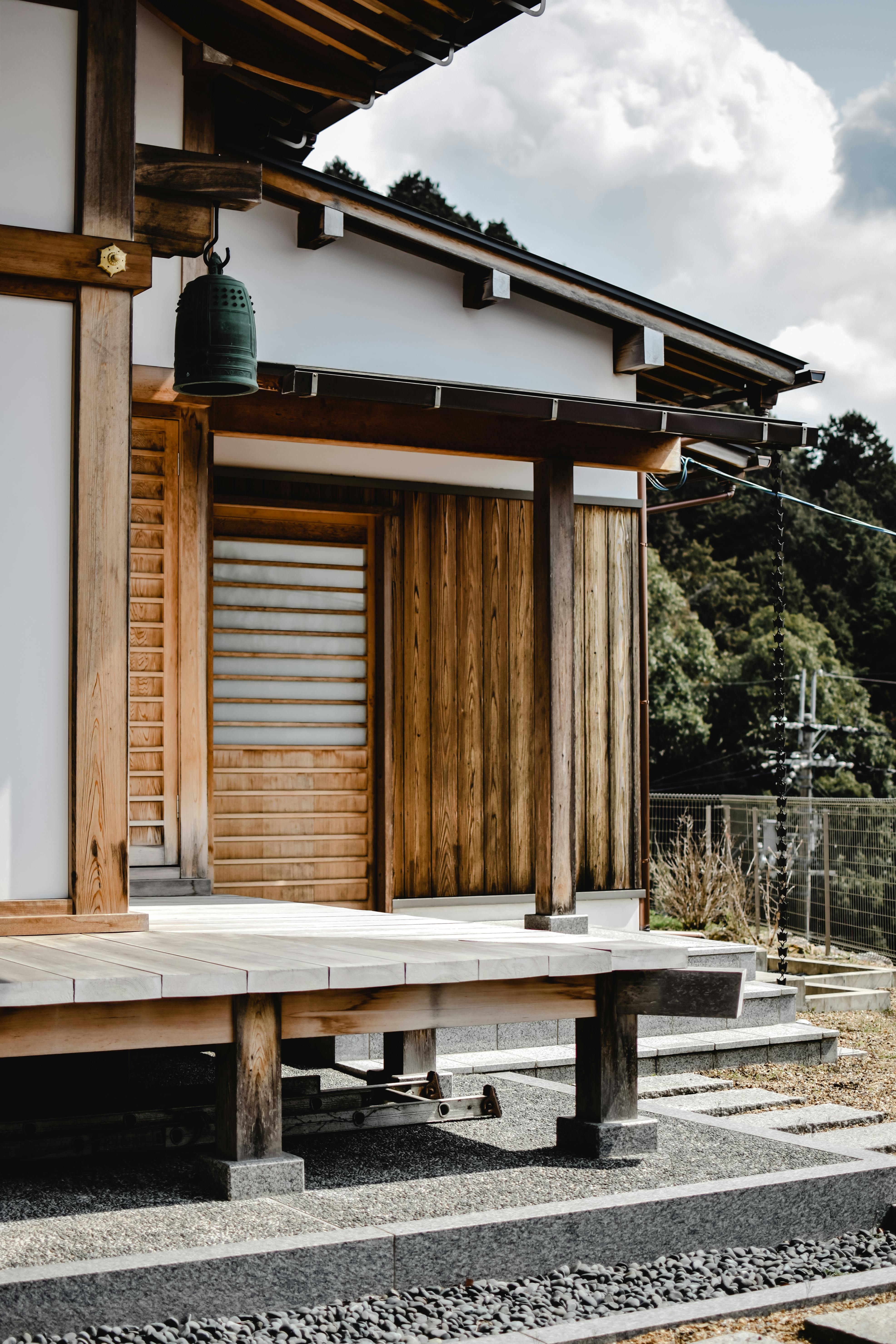 Raised floor plan of a Japanese-style house in Wazuka, Kyoto.