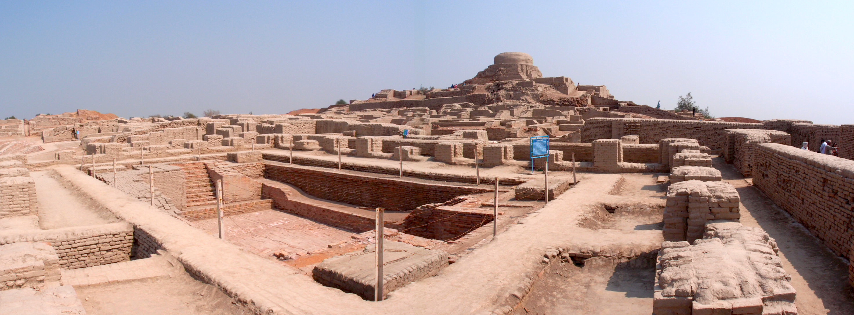 Excavated brick structure of the Great Bath in Mohenjodaro.