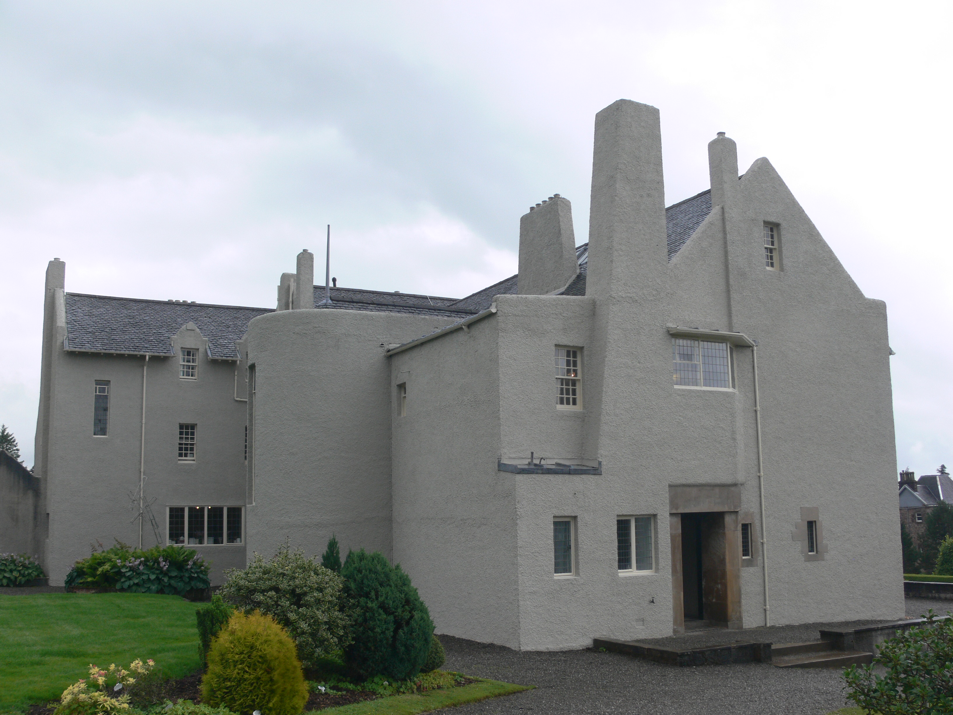 Hill House in Helensburgh featuring Victorian design with early modern influences.