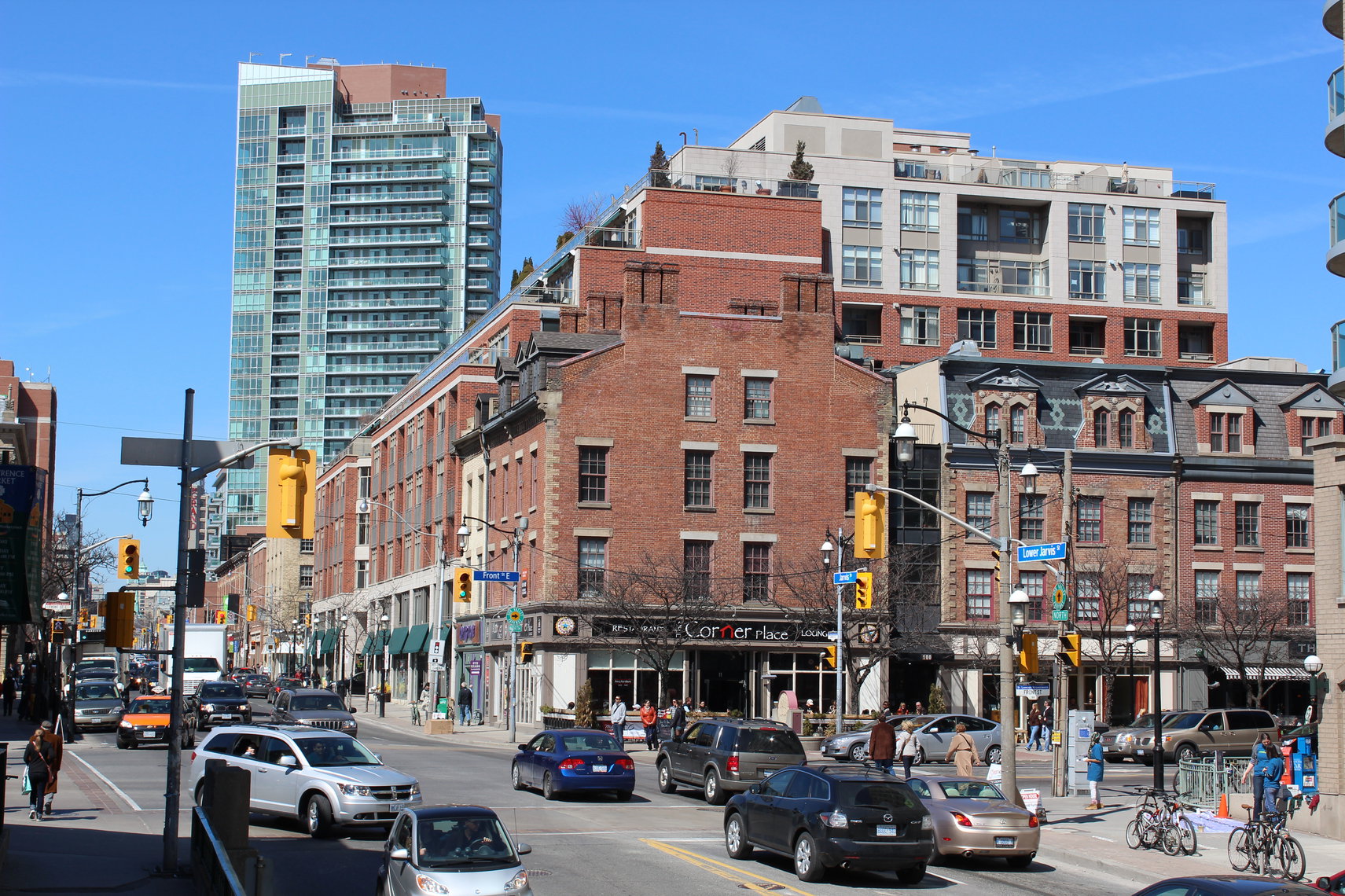 St. Lawrence neighbourhood at Front and Jarvis in Toronto.