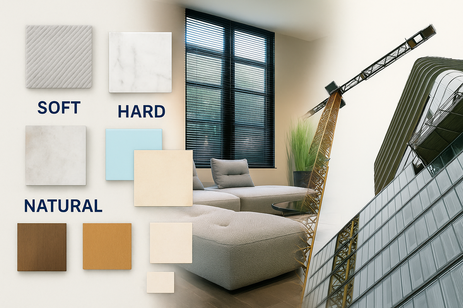 Showing materials like wood, carpet, stone, and marble.
