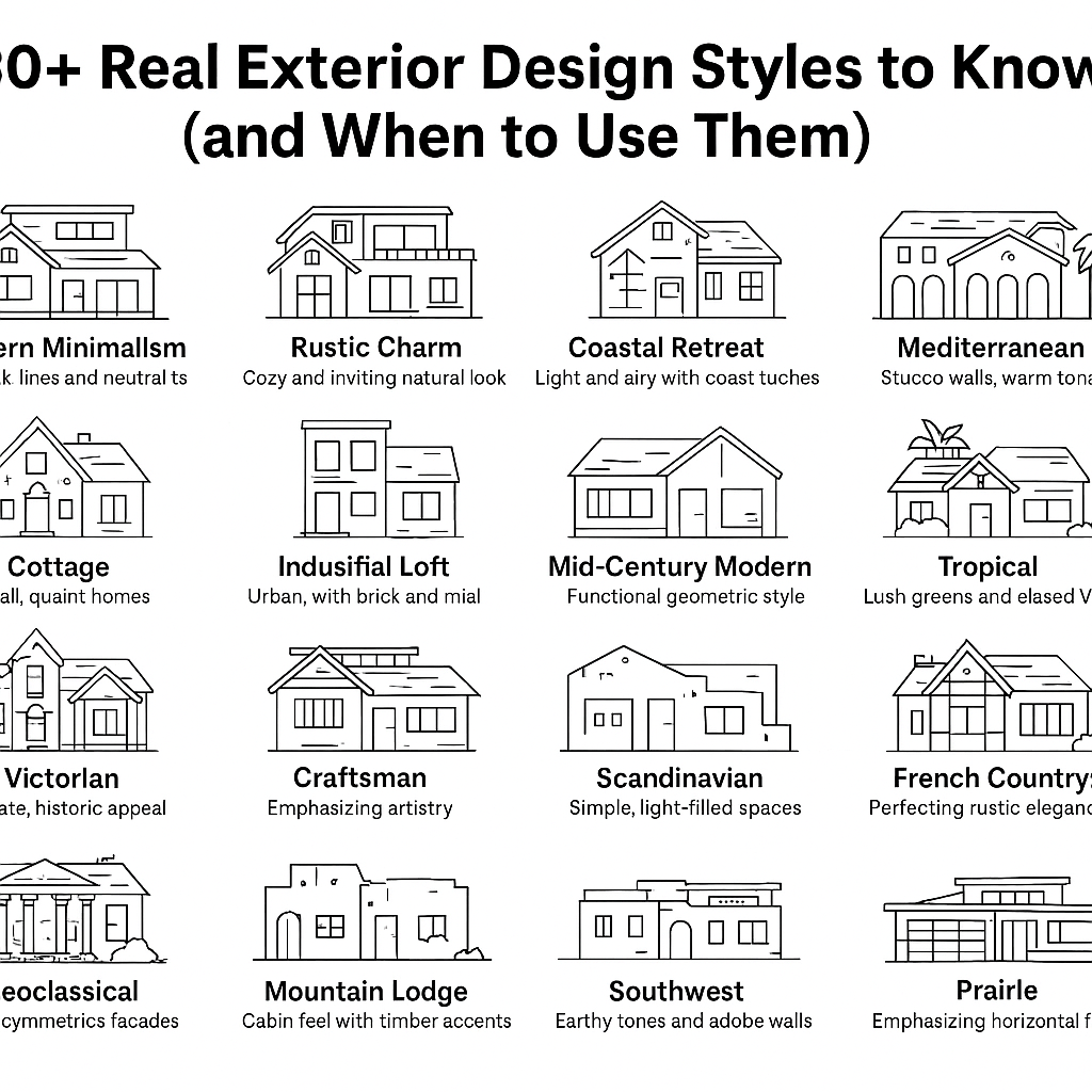  highlighting top modern exterior design styles