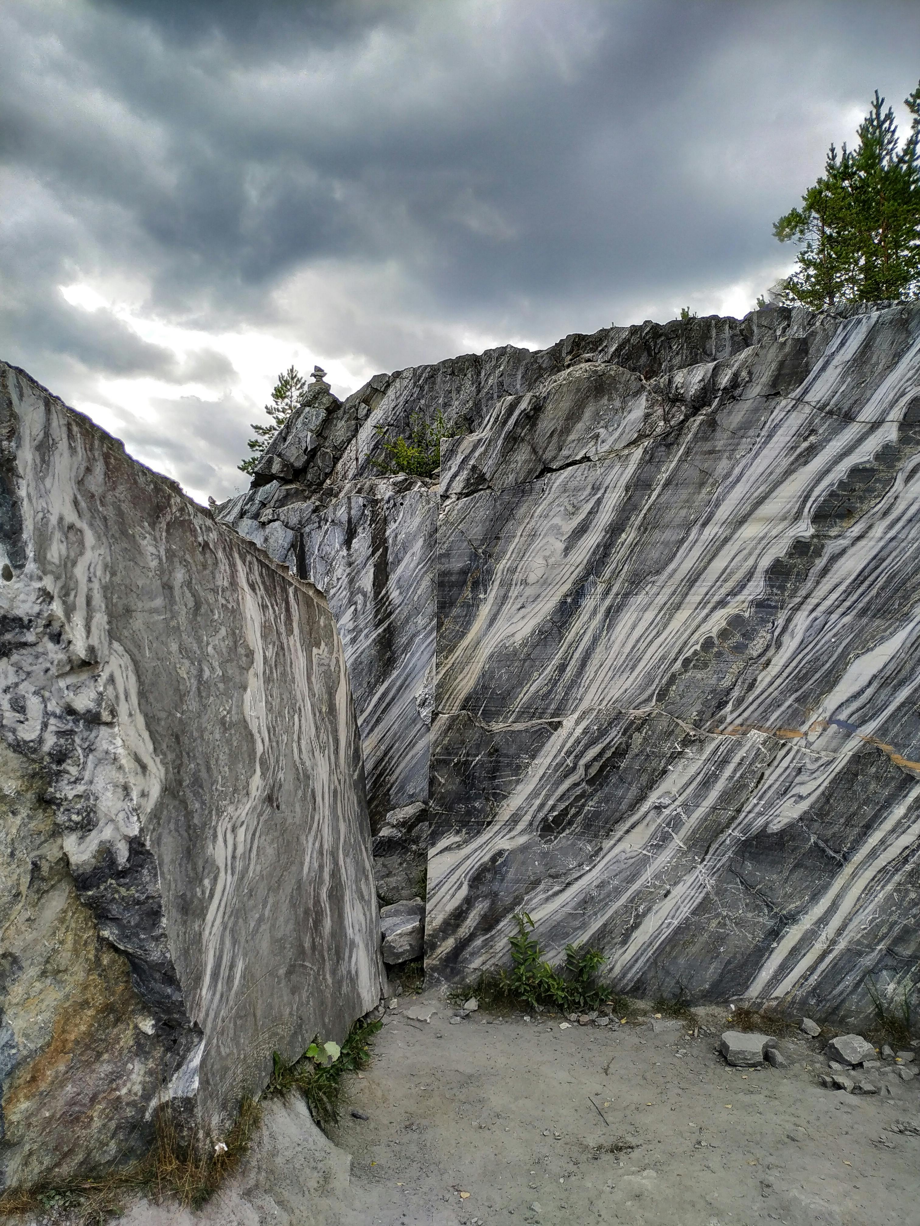 Geological formation and origin of granite rock.
