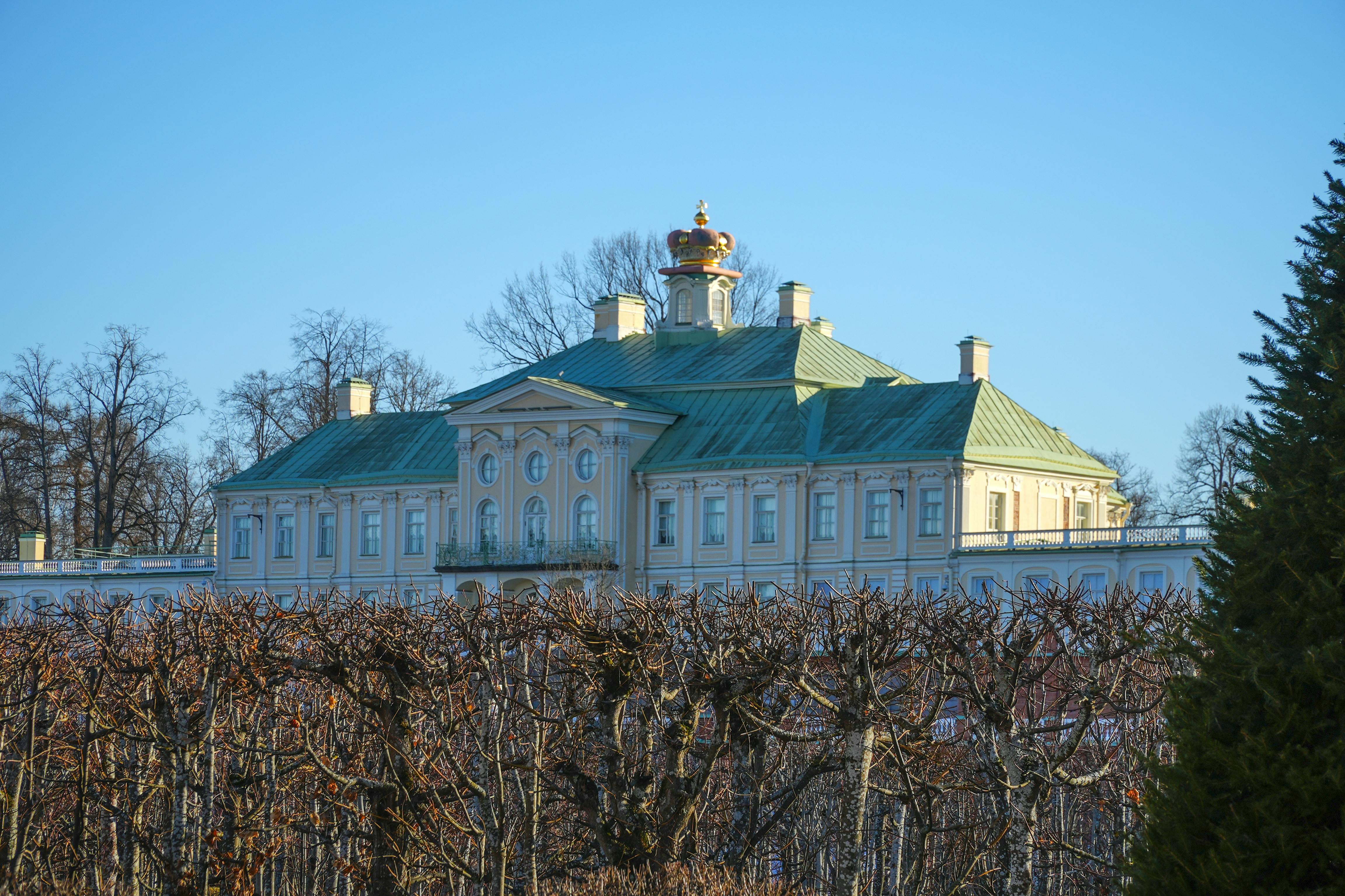 Grand Menshikov Palace in Oranienbaum, Russia.