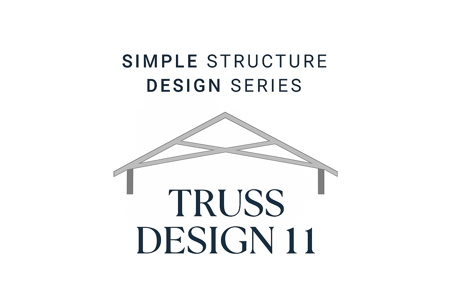 Basic truss structure model for educational use.