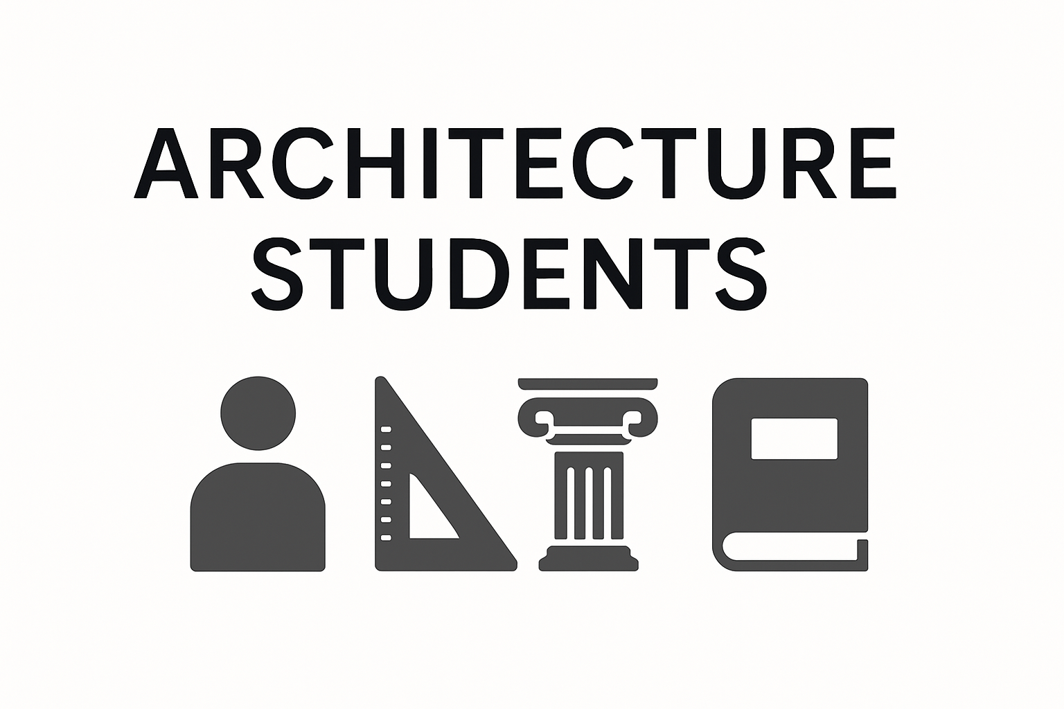 Essentials for undergraduate architecture students including drawing, theory, and classical foundations.
