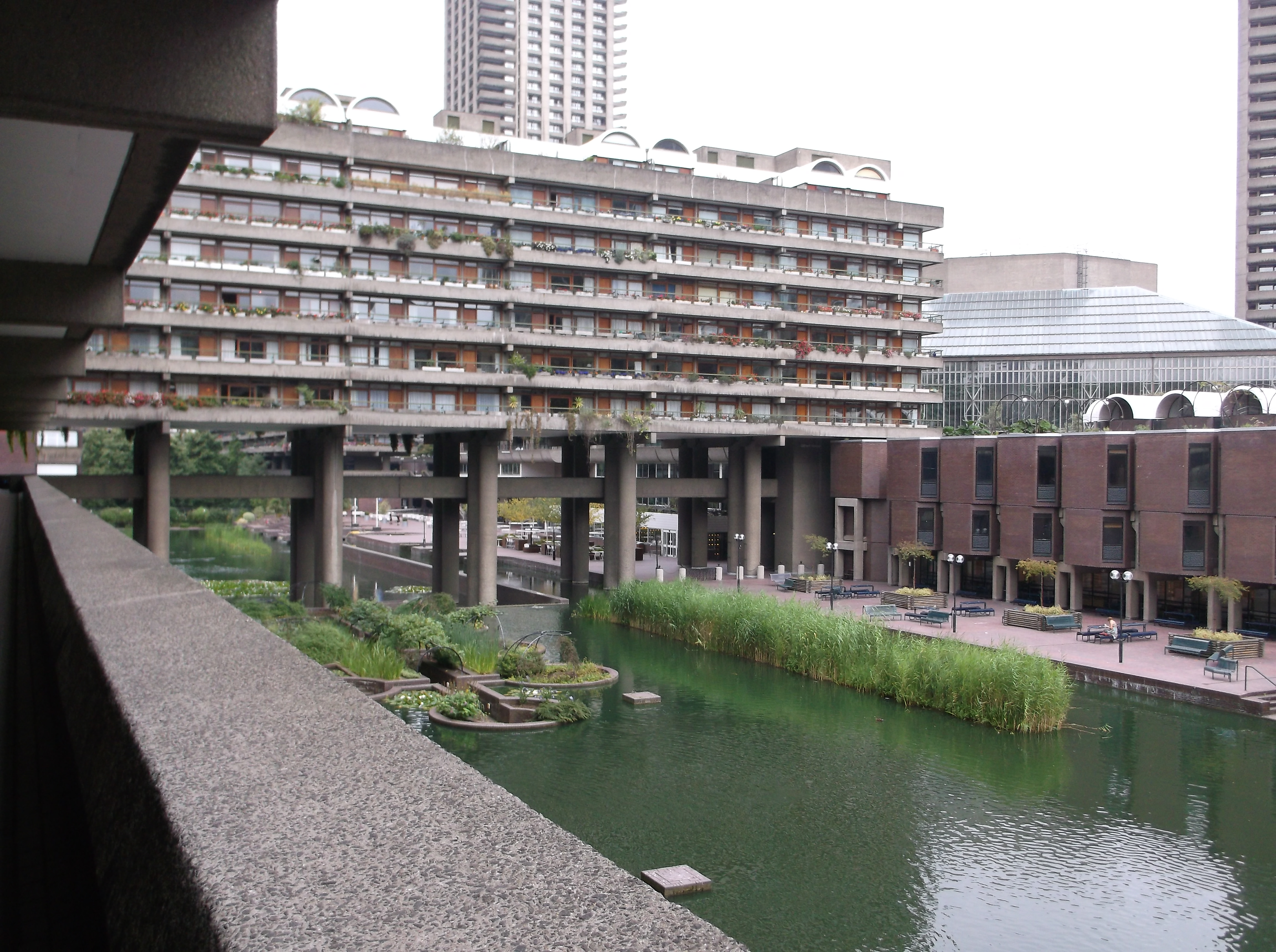 The Barbican Centre - a performing arts centre in the Barbican Estate of the City of London, England.