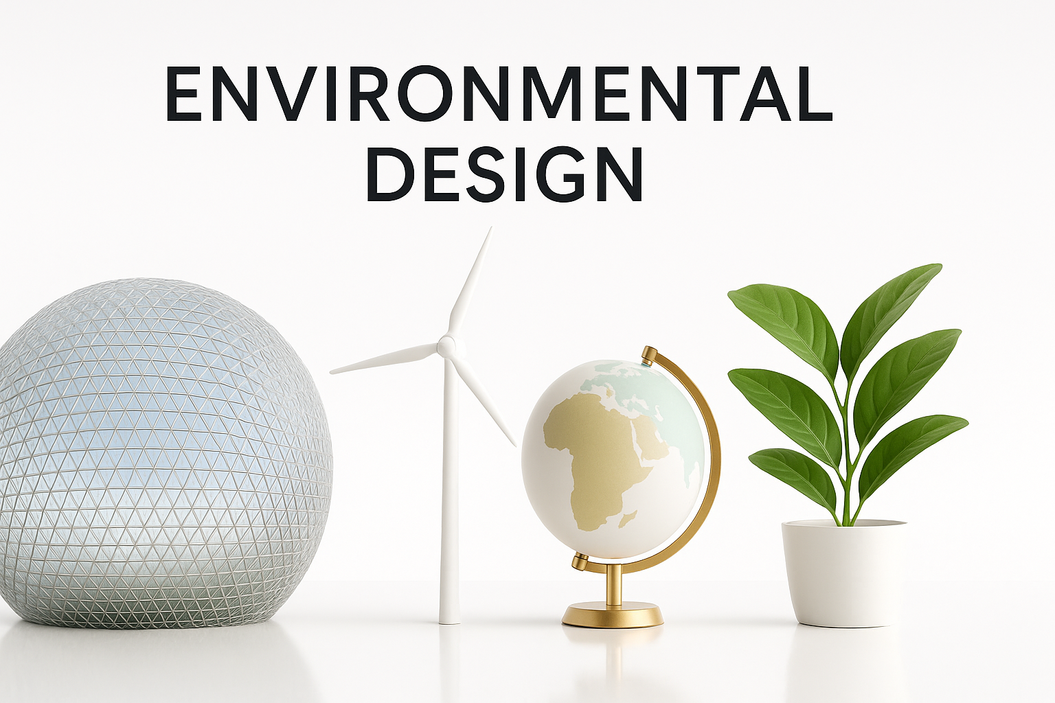Overview of environmental design program structure and subjects.