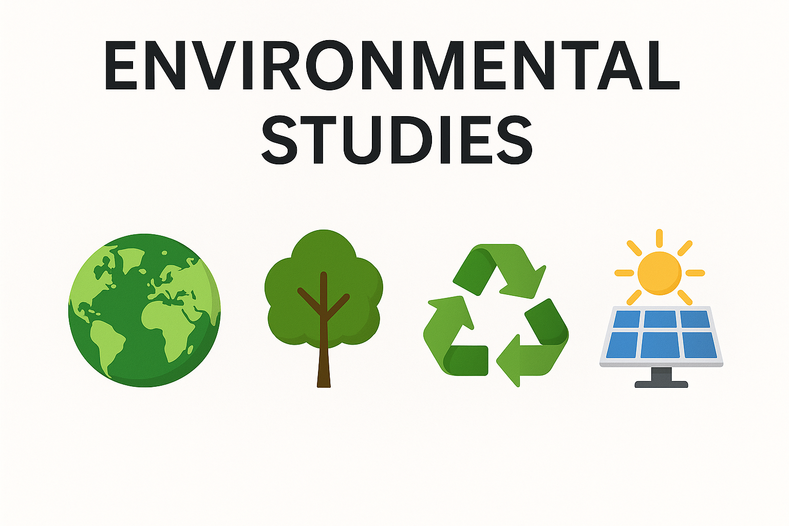Sustainable materials used in environmental design.