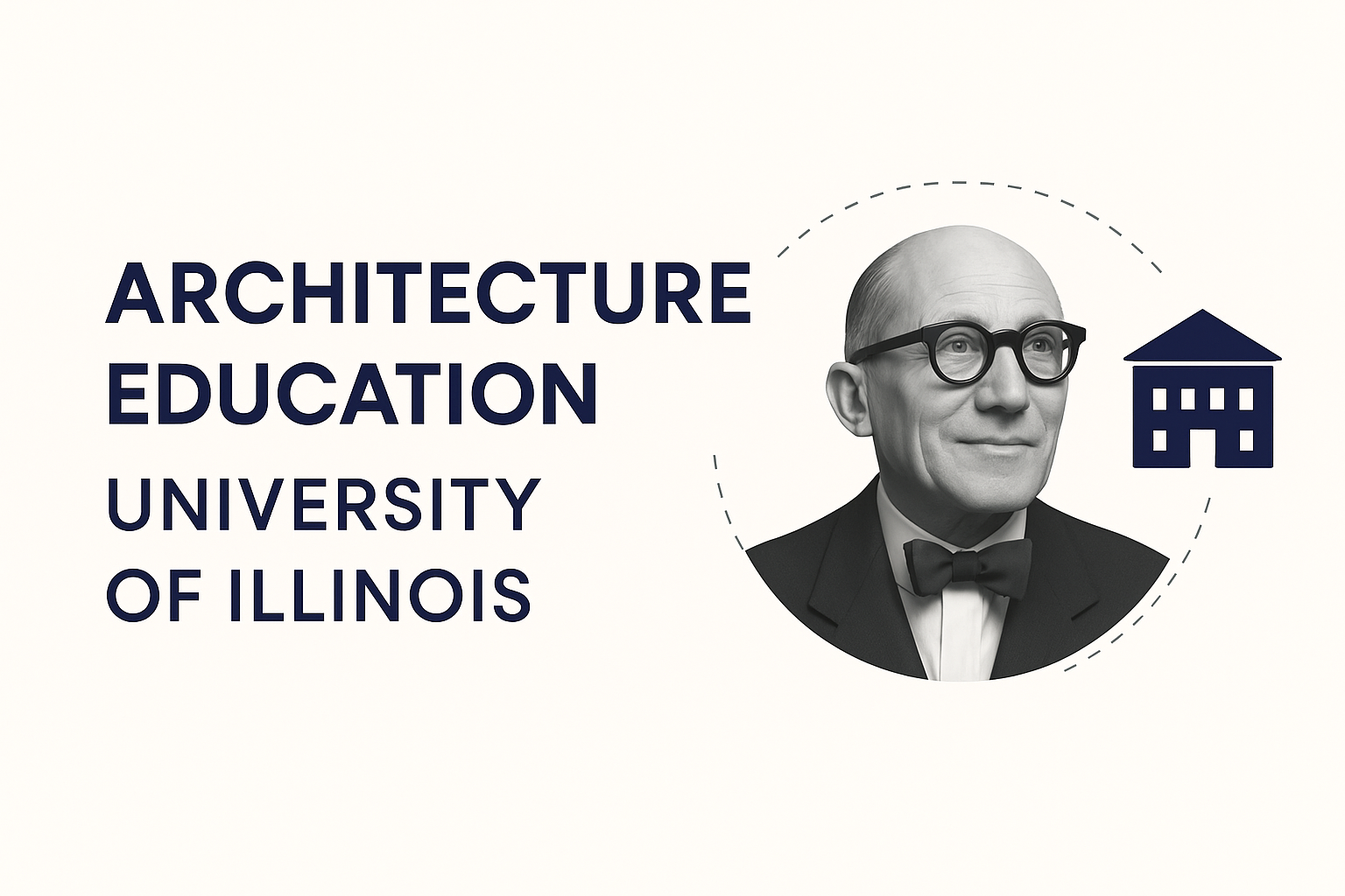 Le Corbusier exhibit at University of Illinois.