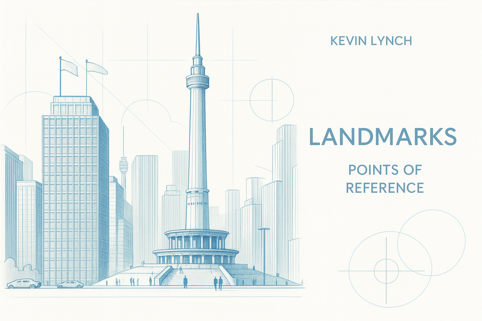 Iconic urban landmark visible from a distance, used for orientation and identity.