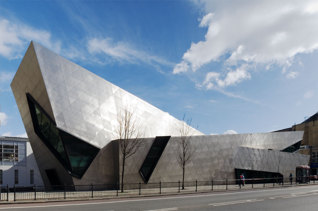 London Metropolitan University building designed by Daniel Libeskind.
