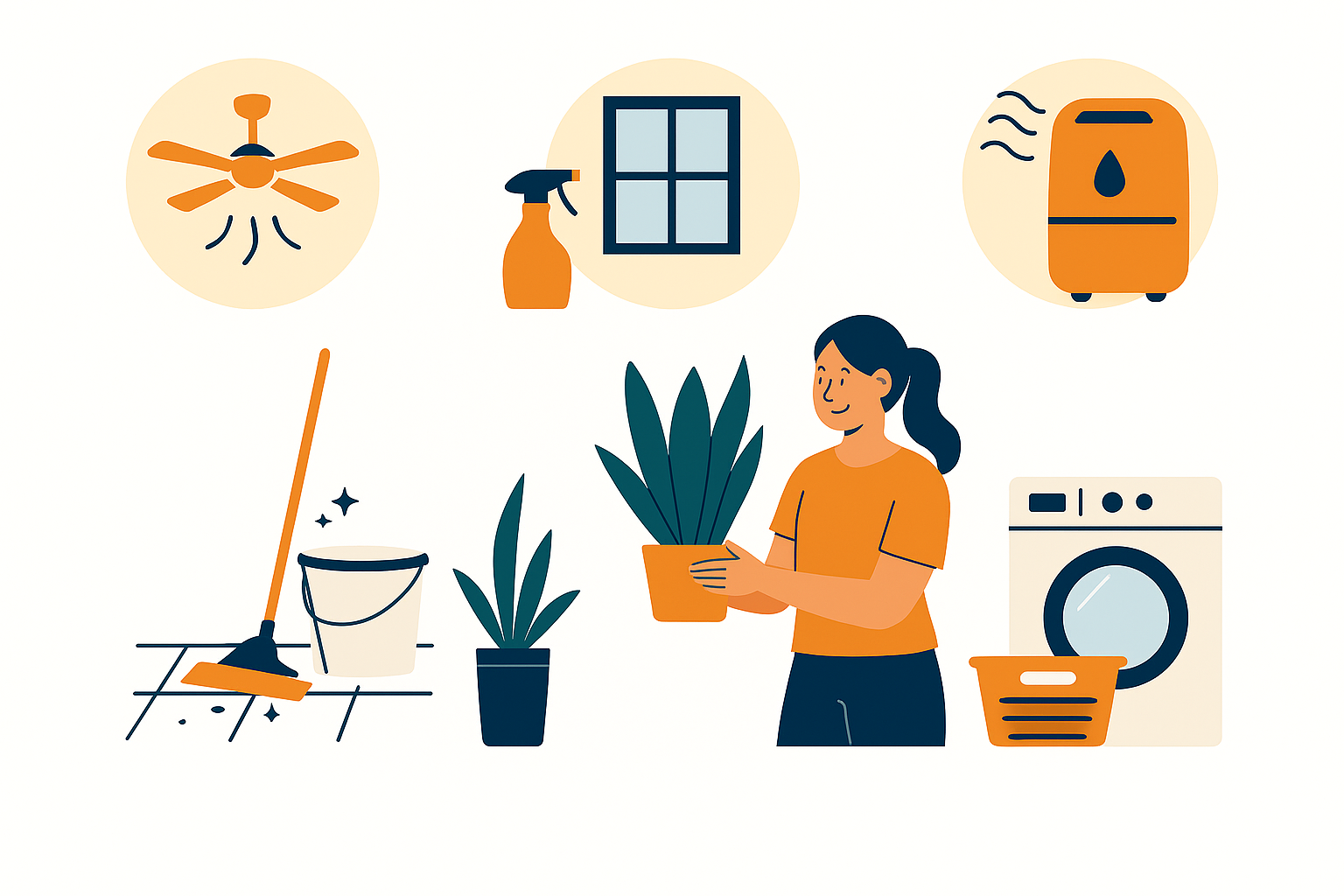 Seven tips for removing musty odors from your home.