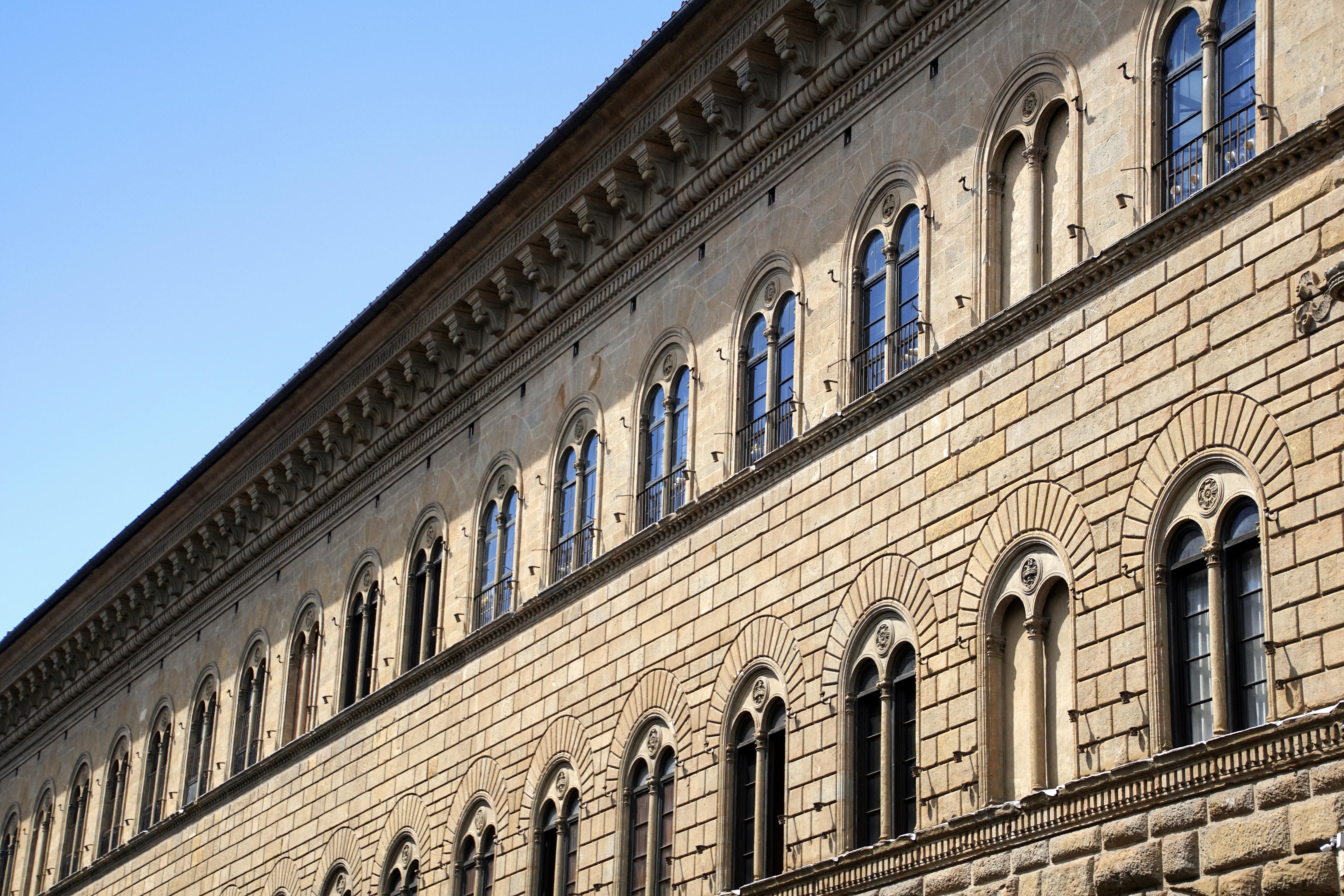 Palazzo Medici Riccardi in Florence with Renaissance architectural features.