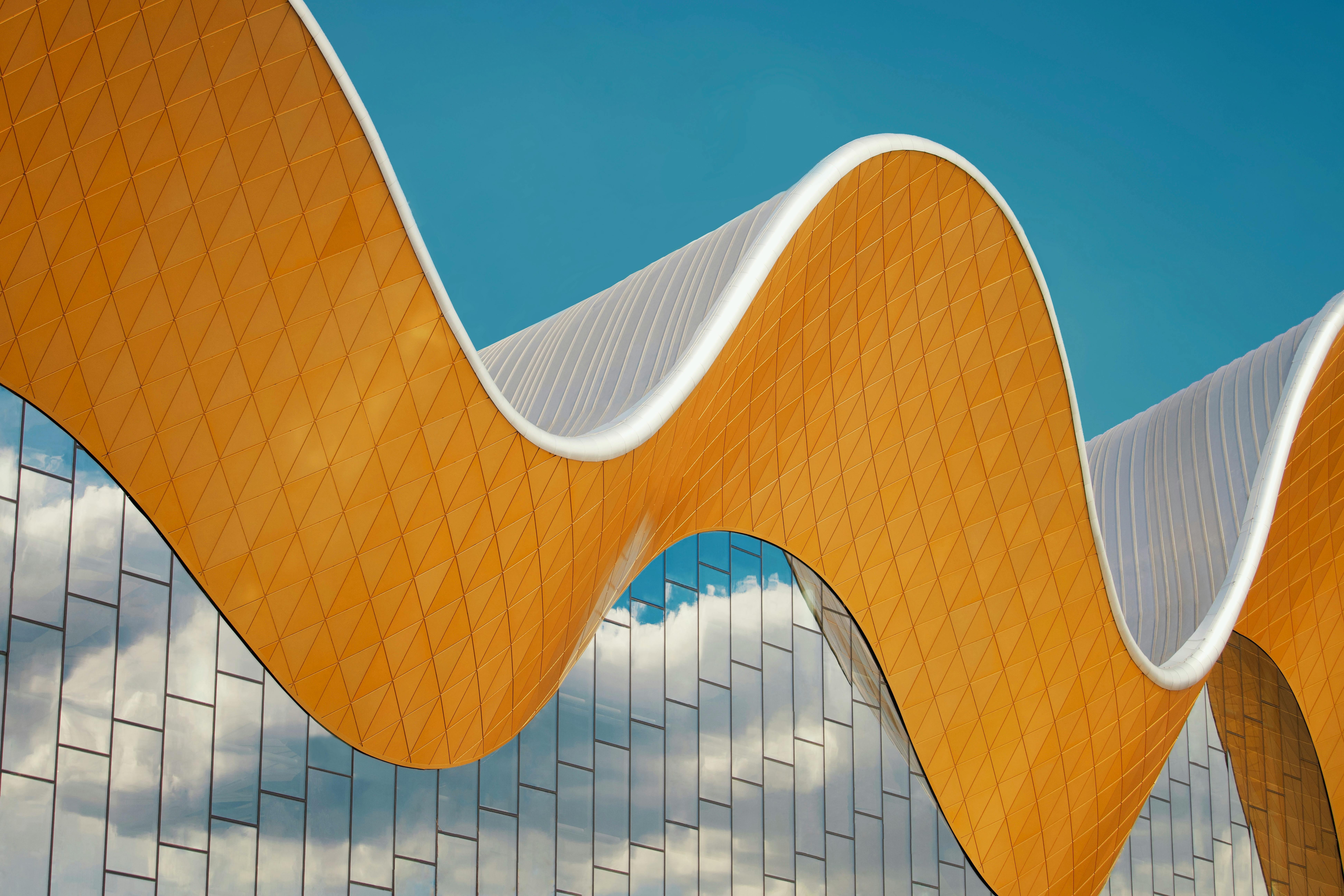 Modern architectural example using parametric design with curved geometry.