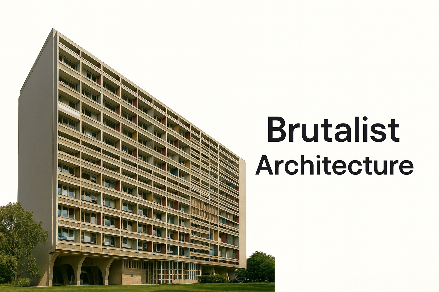 Demolished Robin Hood Gardens with Brutalist concrete blocks.