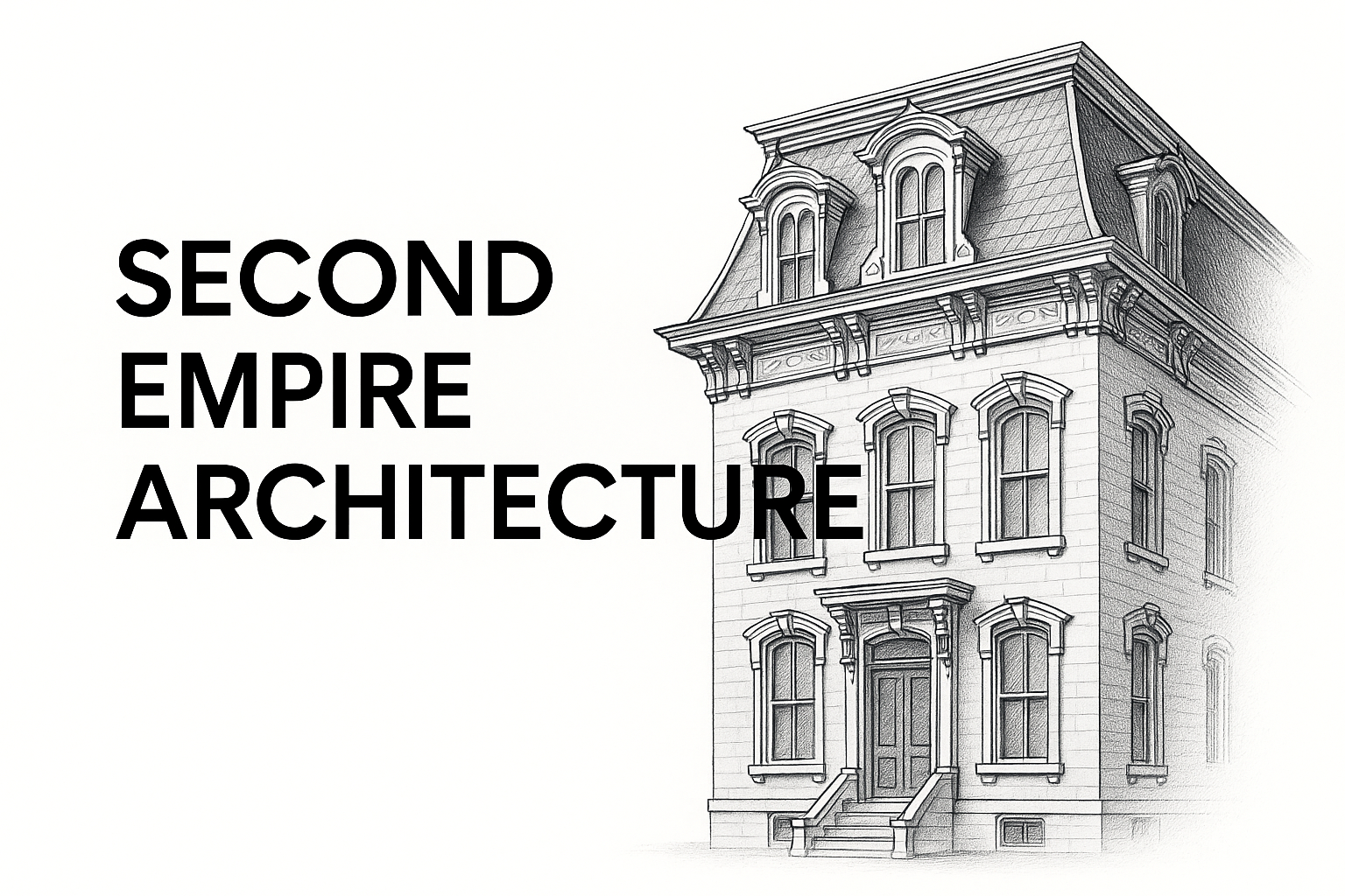 Historical overview of Second Empire architecture style with key features.
