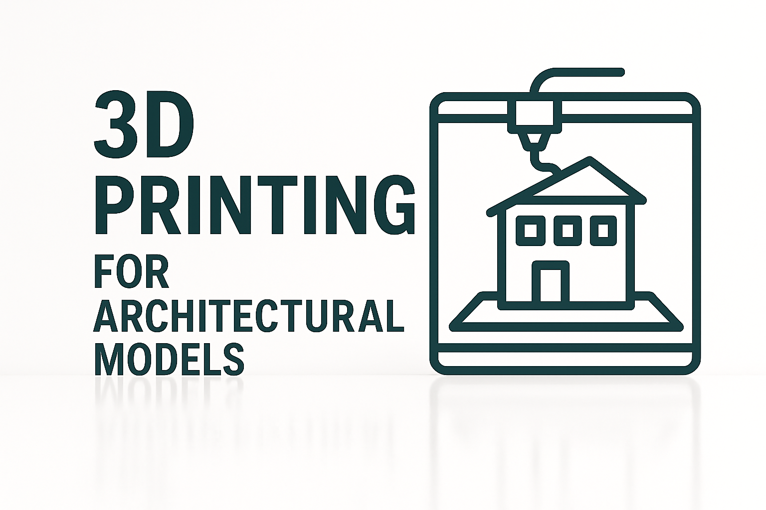 3D printing in architecture, showing how digital files turn into physical architectural models.