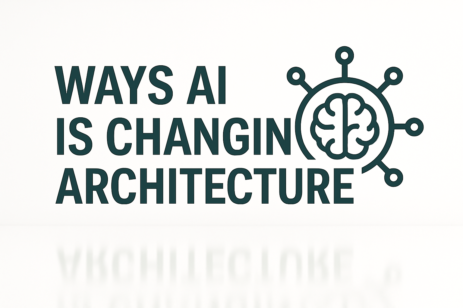 AI technology transforming architecture design and construction.