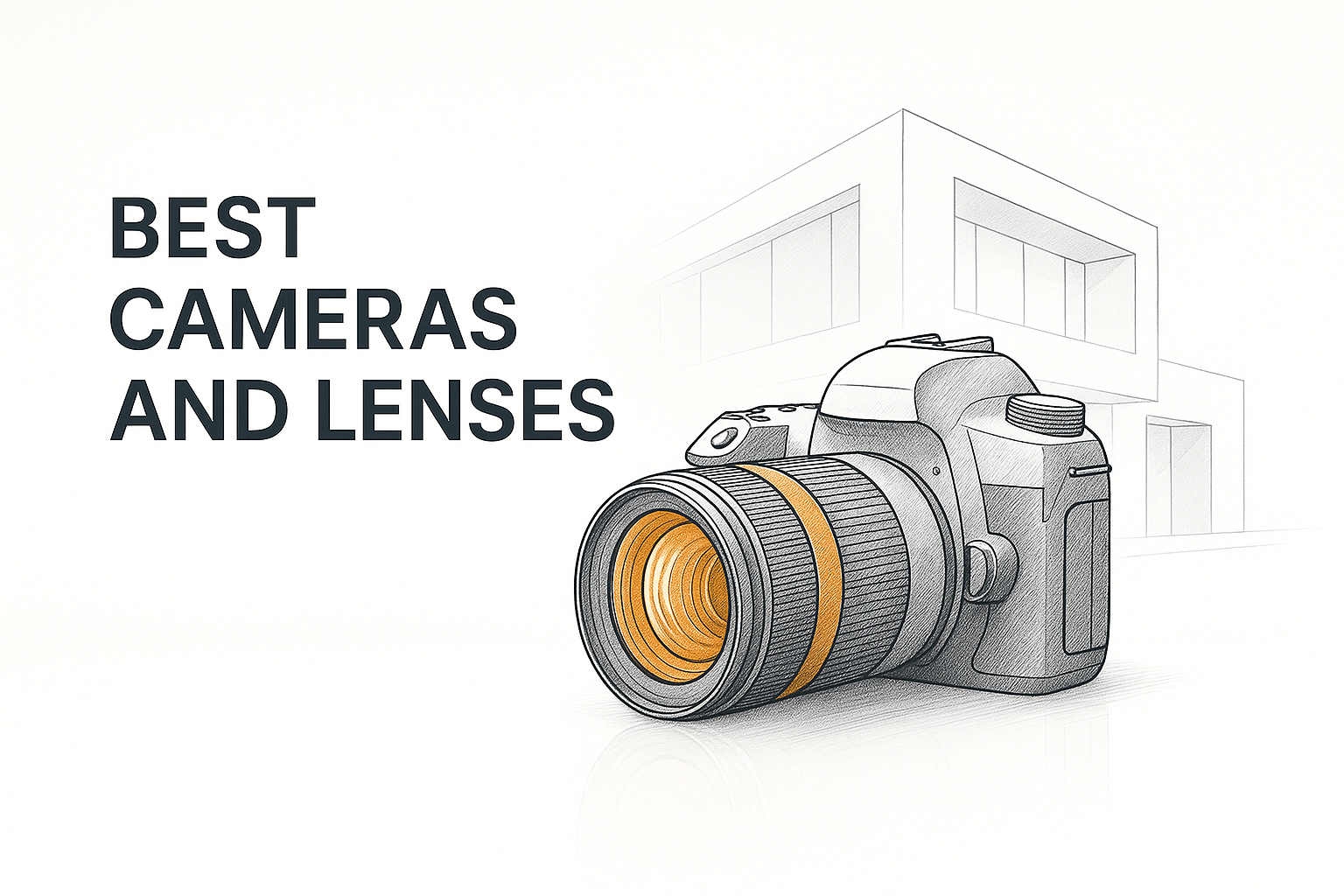 Best professional cameras and lenses for architectural photography.