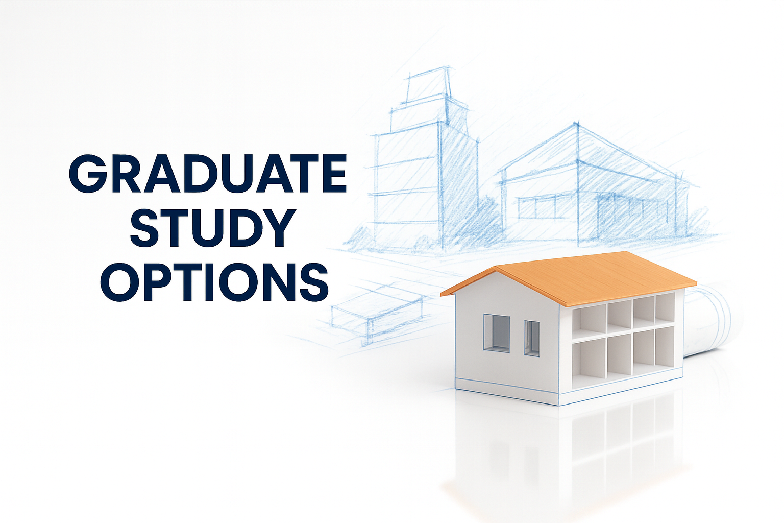 Illustration for graduate study options in architecture.