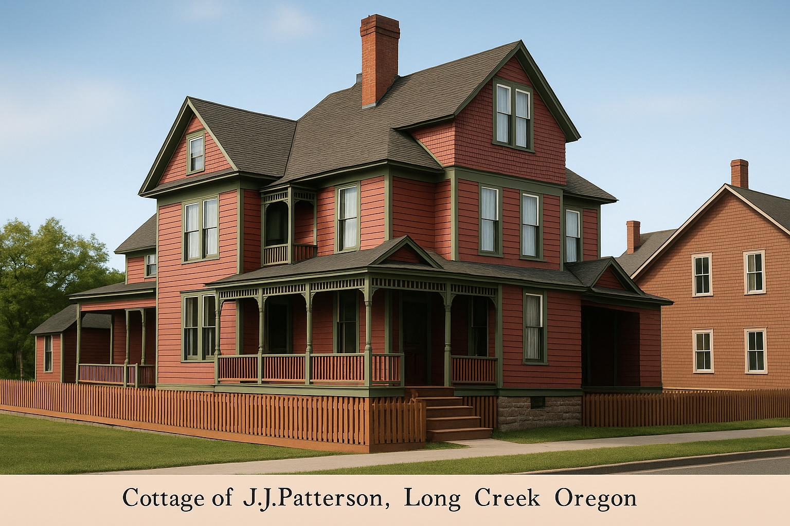 J.J. Patterson Cottage in Long Creek, Oregon.
