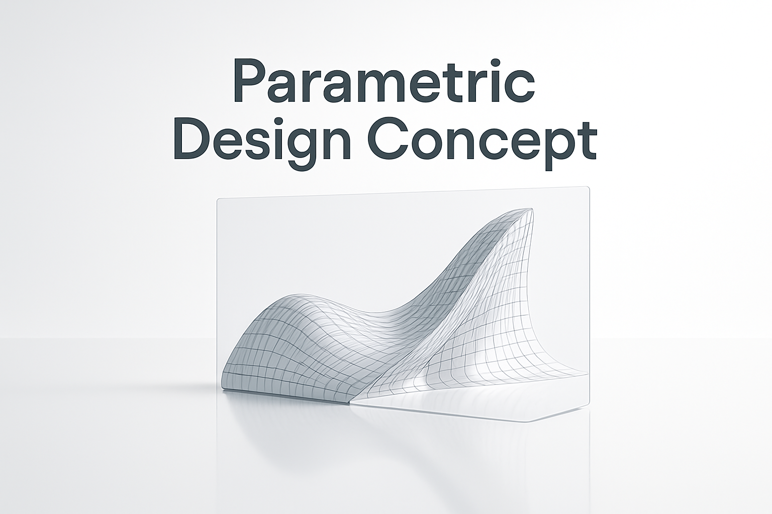 Minimalist parametric design concept.