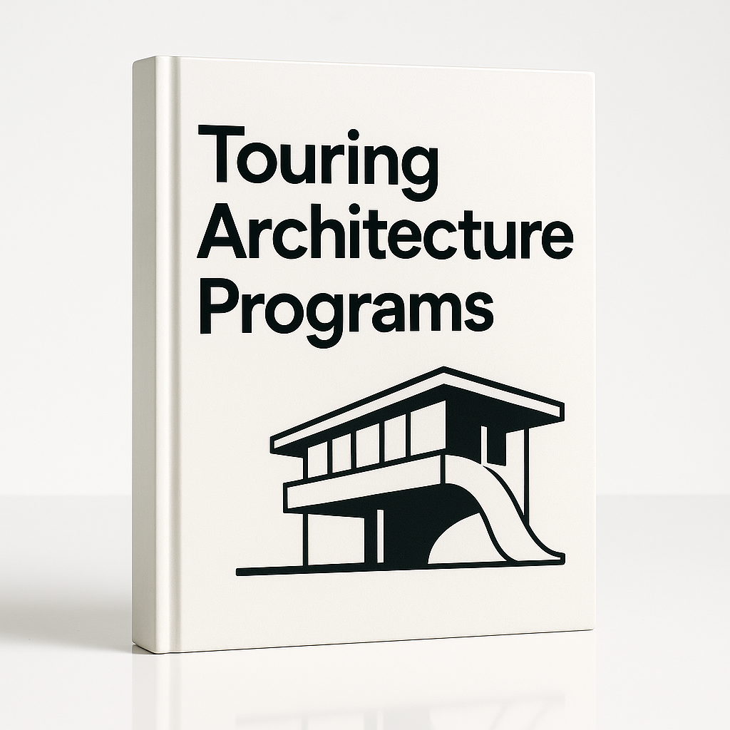 Overview of various architecture programs, highlighting campus tours, curriculum options, and hands-on learning opportunities for prospective students.
