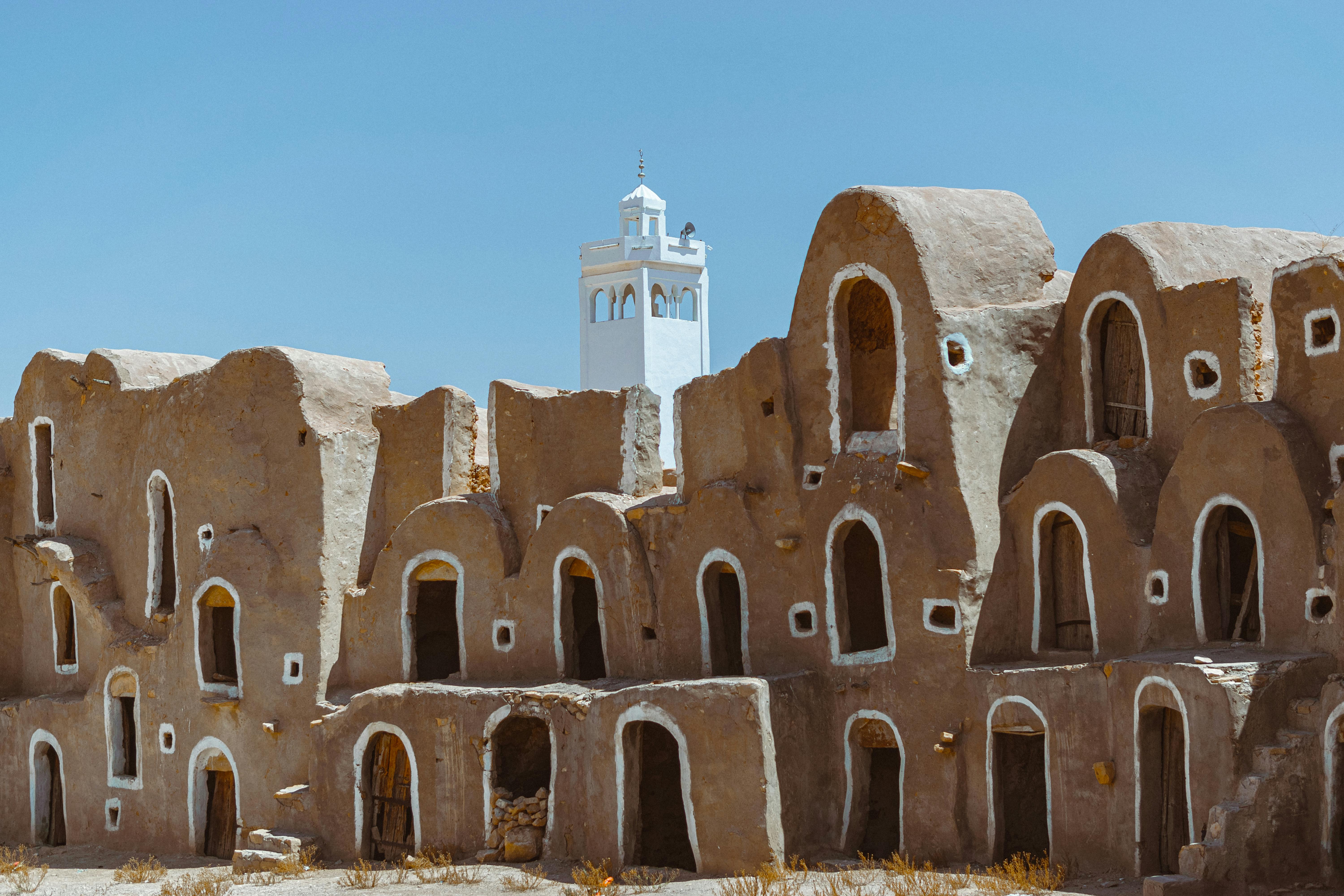 Early Islamic Zahra Palace in Tataouine, Tunisia.