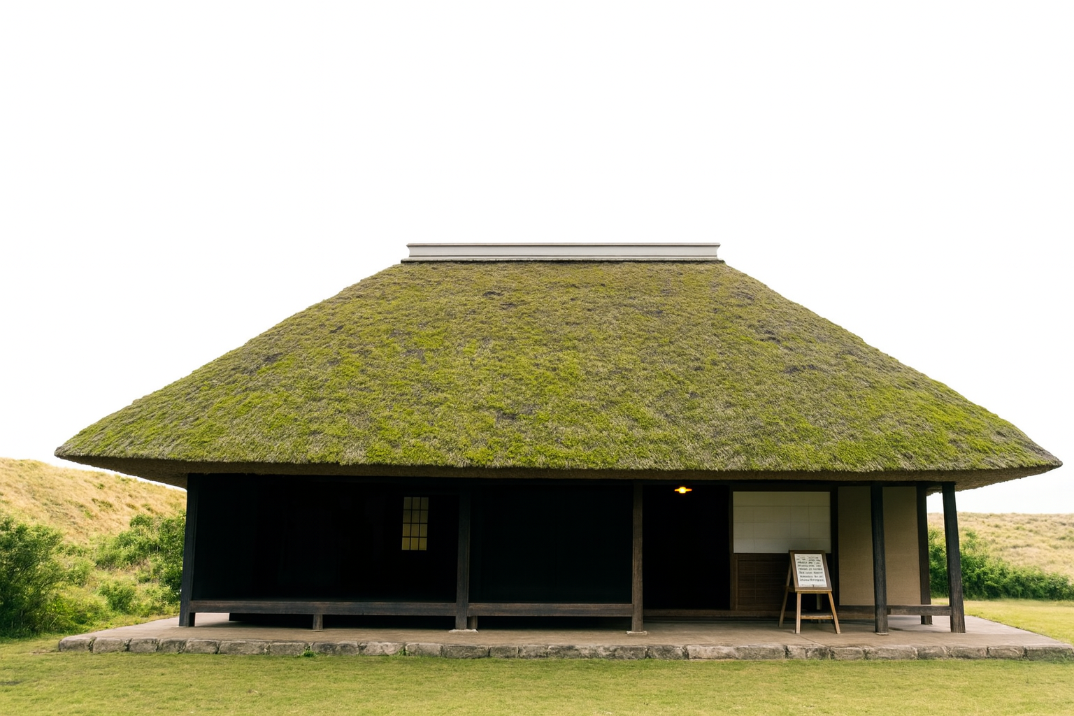 Traditional Japanese hut in Ayabe, Japan.
