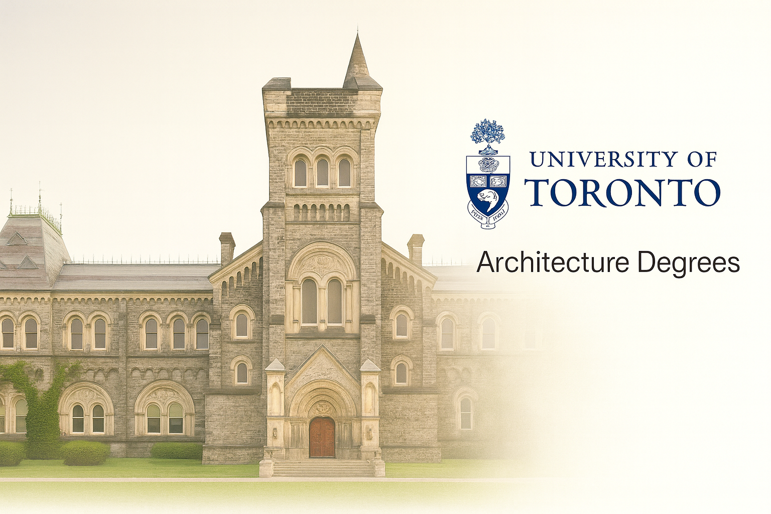 University of Toronto Daniels Faculty of Architecture building front view.