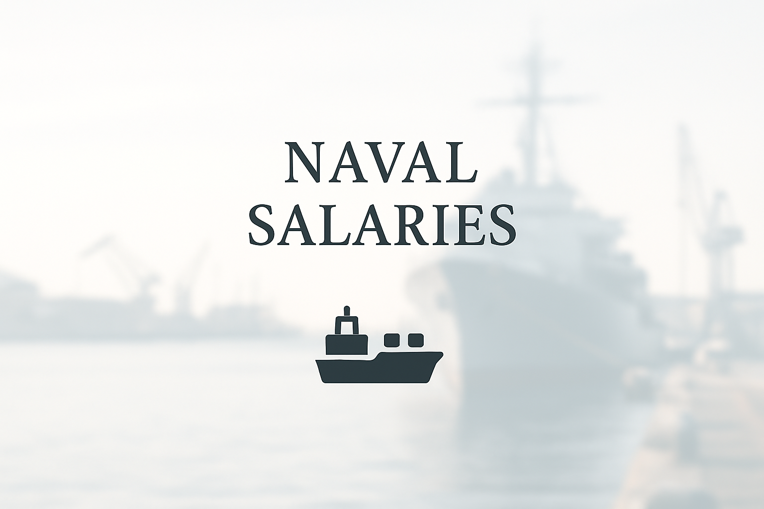 Guide to naval salaries and pay structure.
