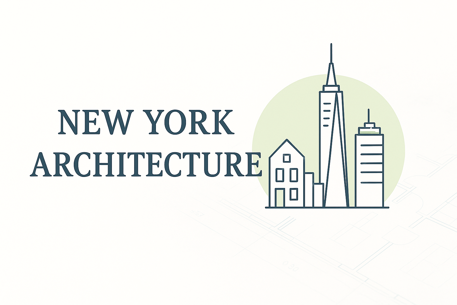 NYC skyline blending historic and modern architecture.