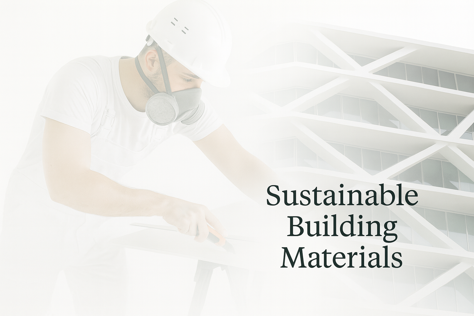 Guide to sustainable building materials for eco-friendly construction.