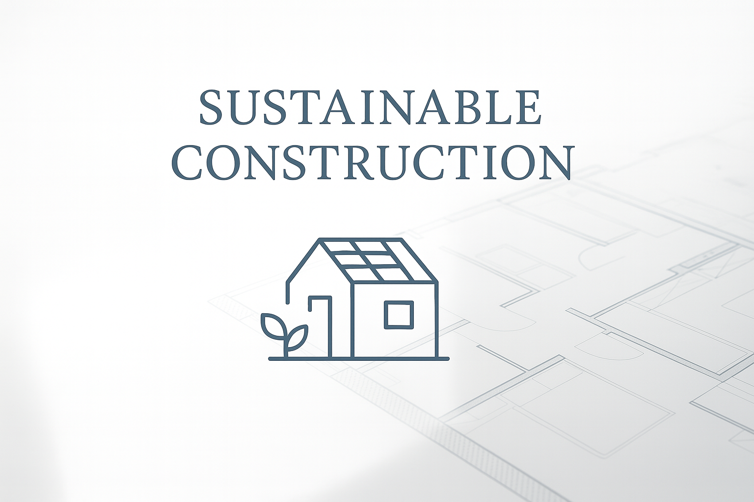 Sustainable construction methods.