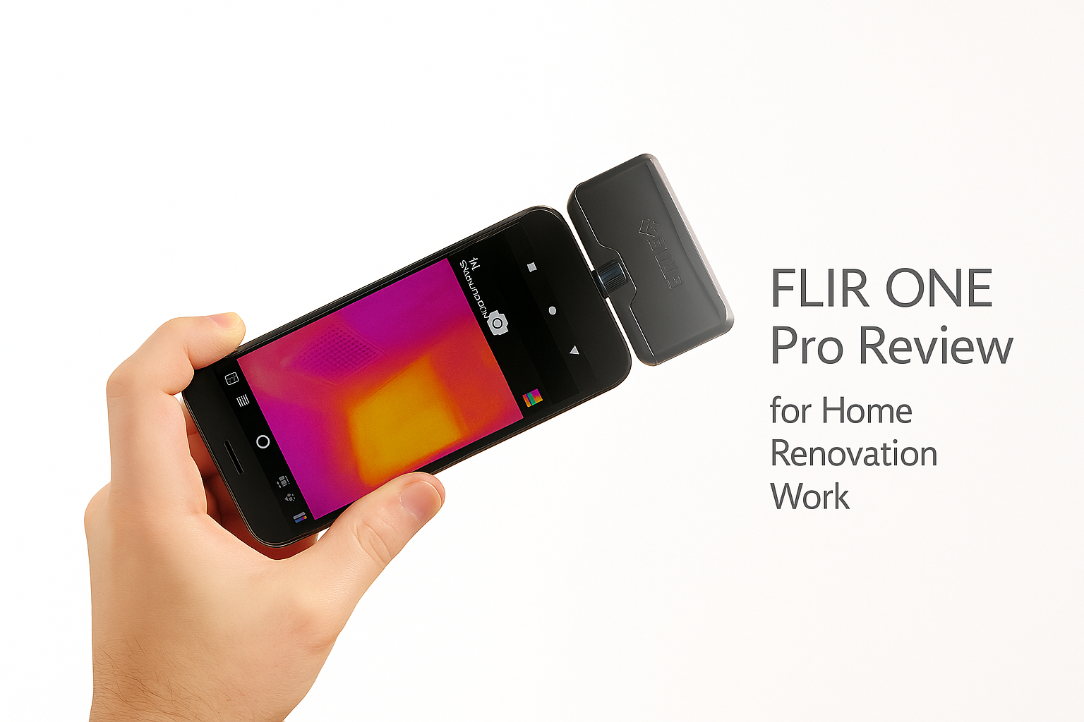 Thermal camera review: FLIR ONE Pro for construction and home improvement projects.