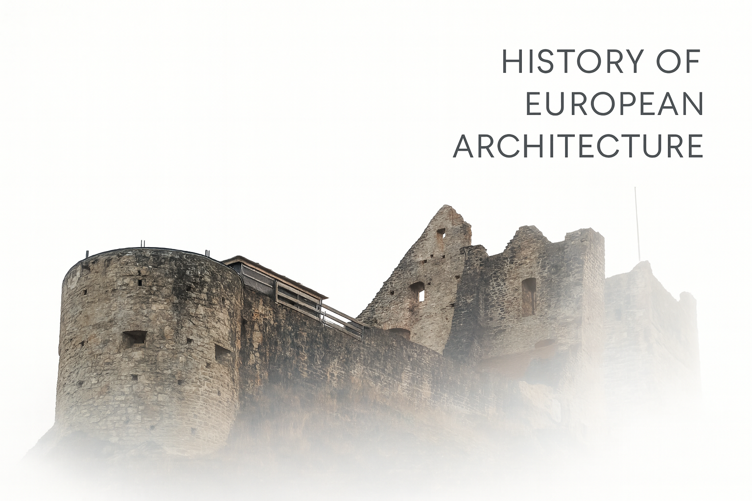Historic European stone castle.