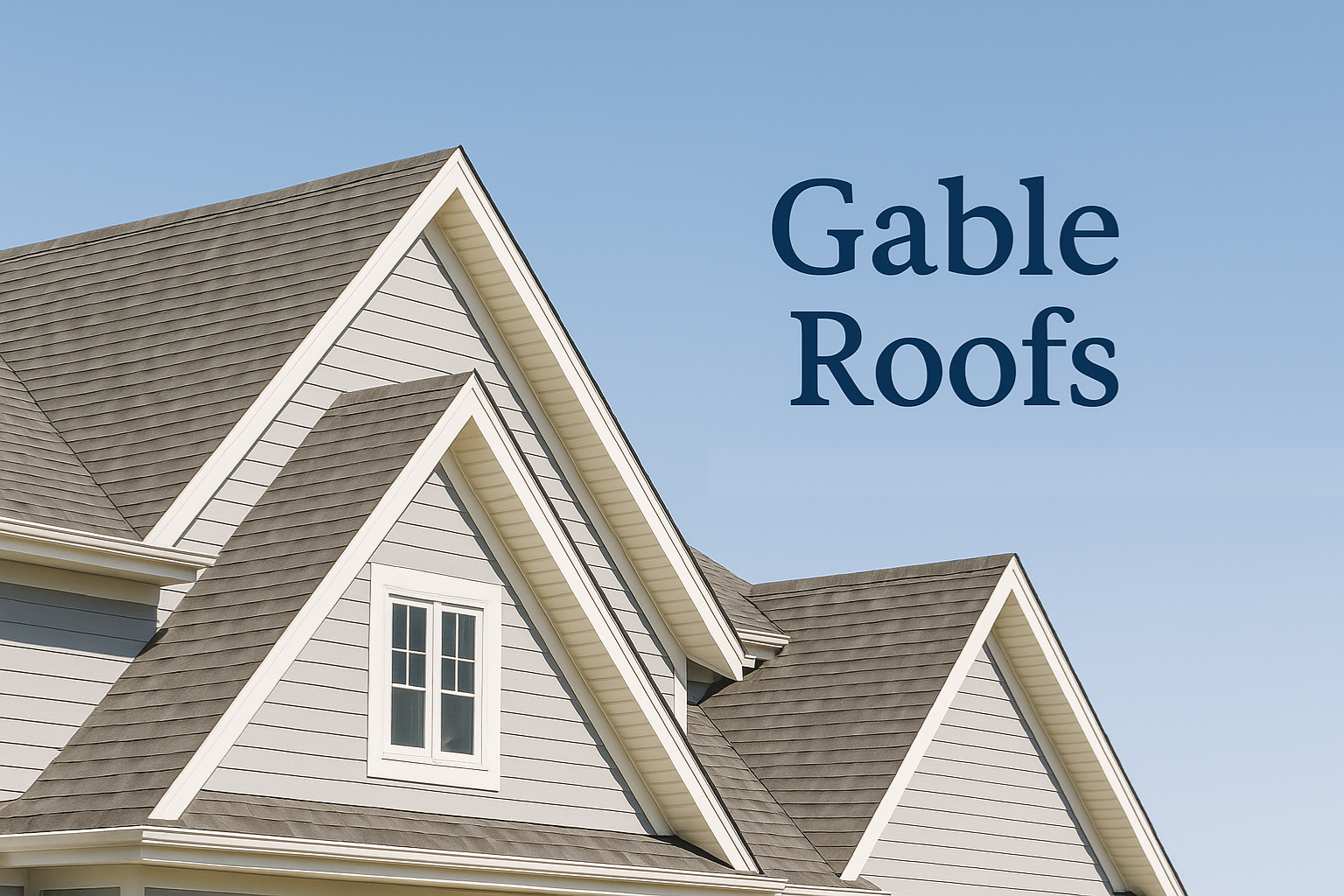 Visual reference for architects showing gable roof house types and proportions.